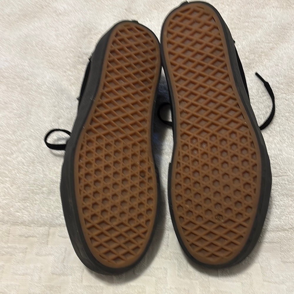 Vans Black Old Skool Sneakers Suede Canvas - Picture 5 of 6